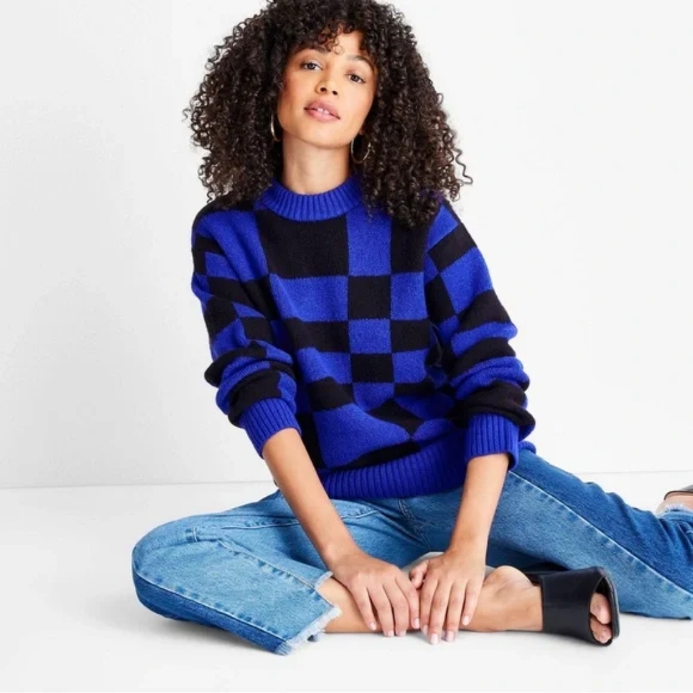 Future Collective Kahlana Barfield Geometric Sweater